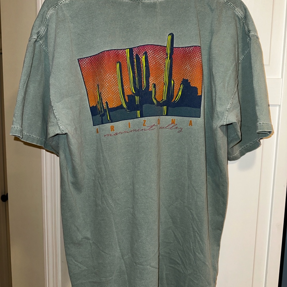 Comfort Colors Green Desert Scene Short Sleeve Tee